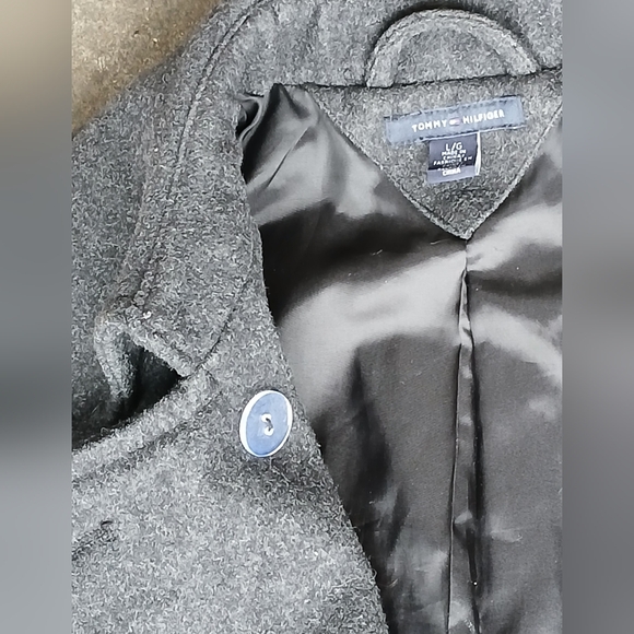 Tommy Hilfiger Gray Pea Coat - Picture 7 of 8
